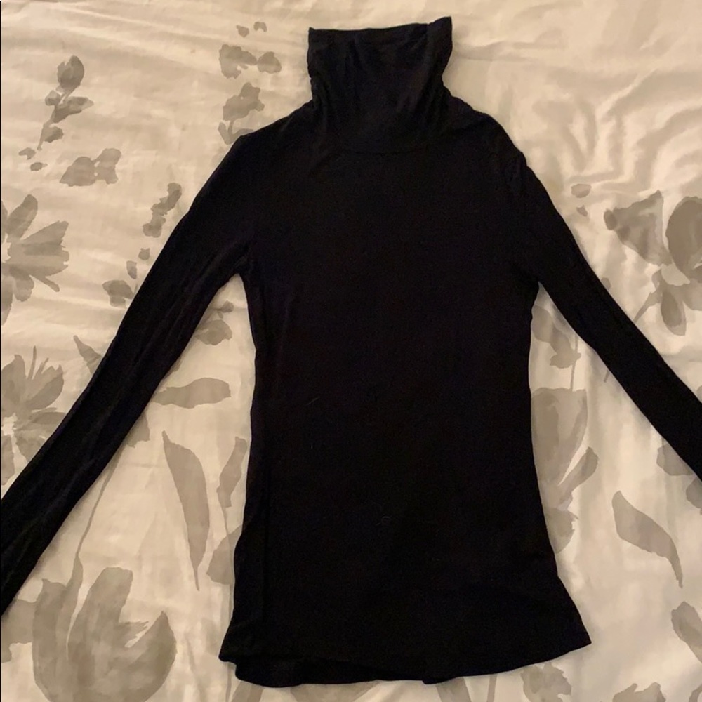 H&M sheer turtleneck sweater